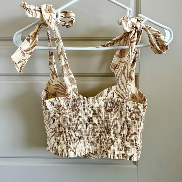 SHORE Cropped Set with Wide Leg Pants - Picture 3 of 5